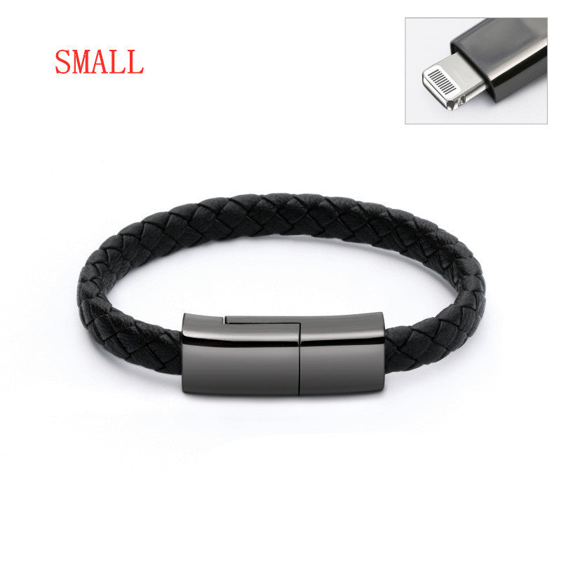 Creative Bracelet Charging Cable – Stylish USB, Micro USB, Type-C & 30-Pin Data Cable for All Devices - Morning Li8