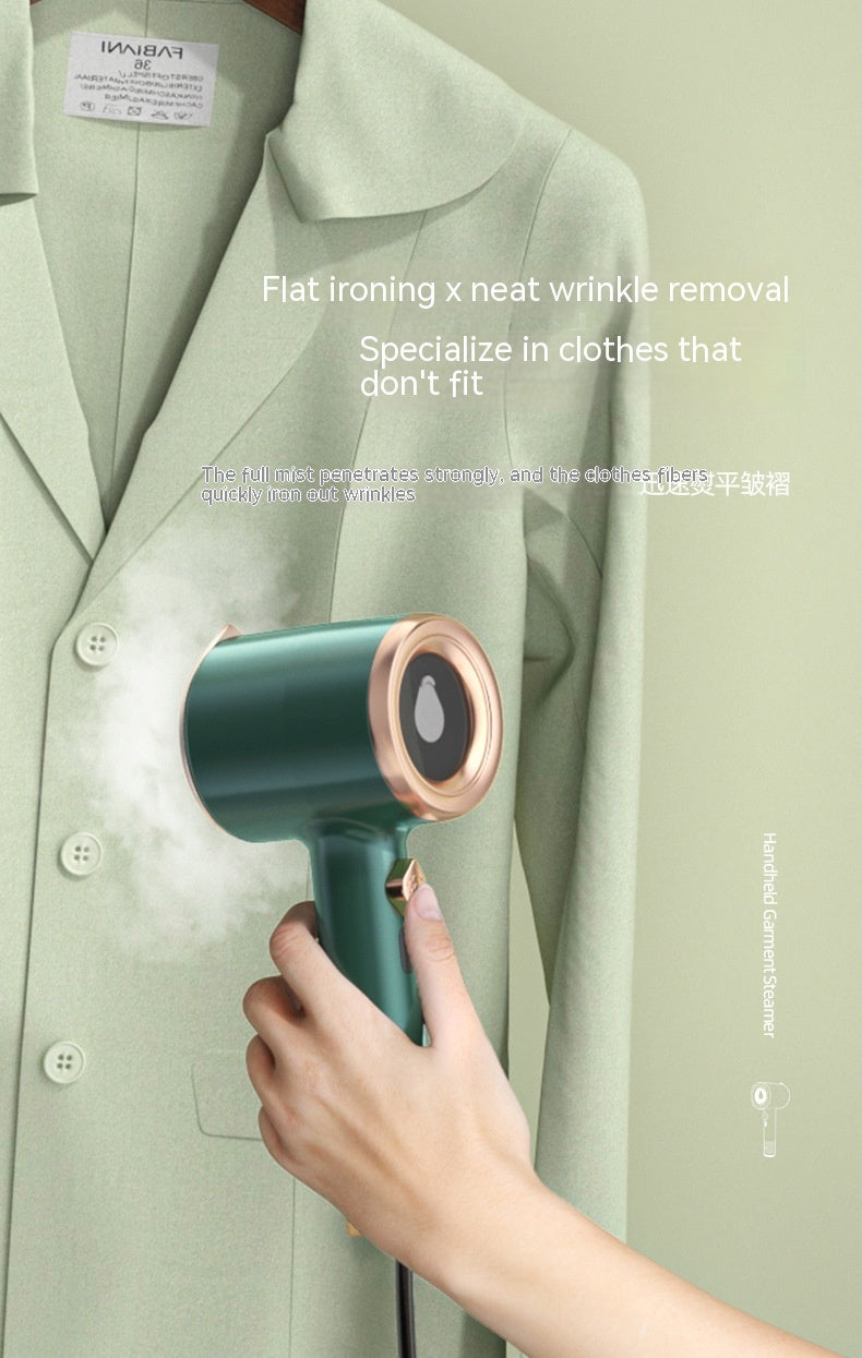 Mini Portable Handheld Garment Steamer | Fabric Steam Iron for Clothes | Travel & Home Use | Vertical US Plug Ironing Machine - Morning Li8