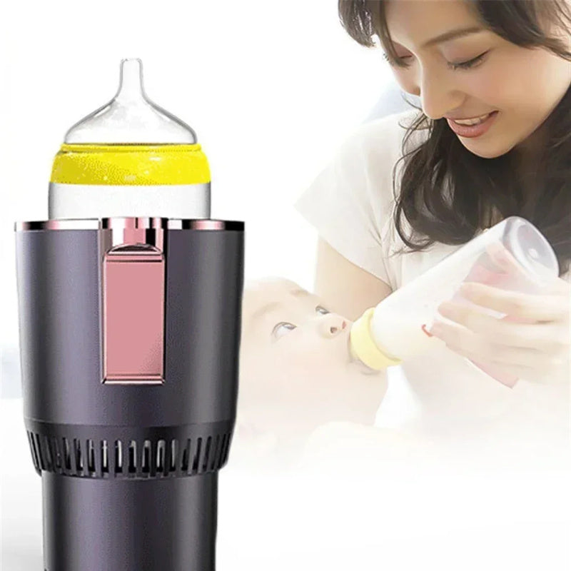 2 In 1 Car Heating Cooling Cup 12V | Smart Temperature Control | Drink Warmer & Cooler for Car & Office - Morning Li8