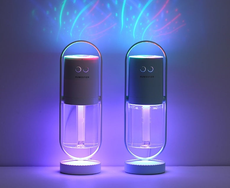 Magic Shadow USB Air Humidifier with Night Light & Mist Maker - Morning Li8