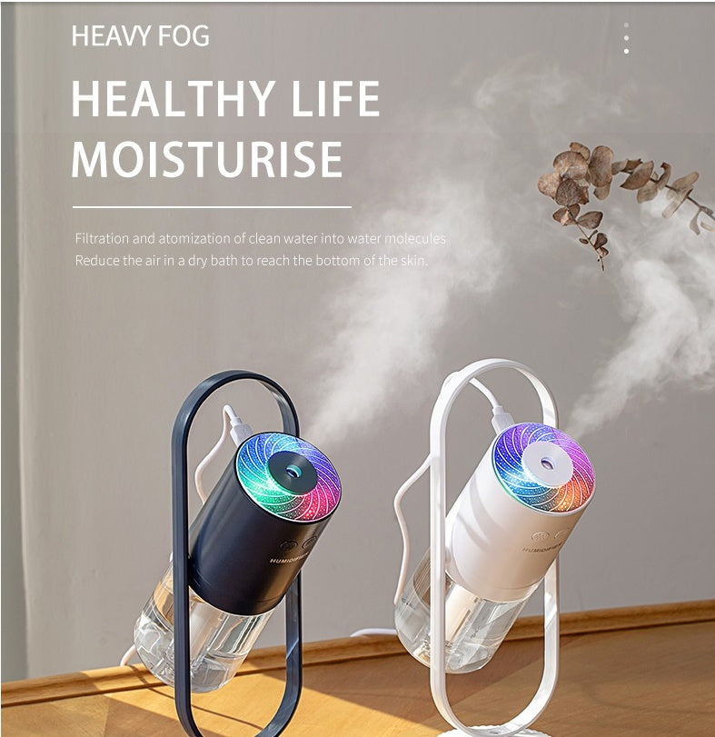 Magic Shadow USB Air Humidifier with Night Light & Mist Maker - Morning Li8
