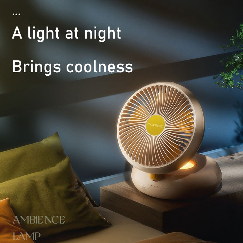 Rechargeable Remote Table Fan – 4 Speed, USB, Quiet & Foldable