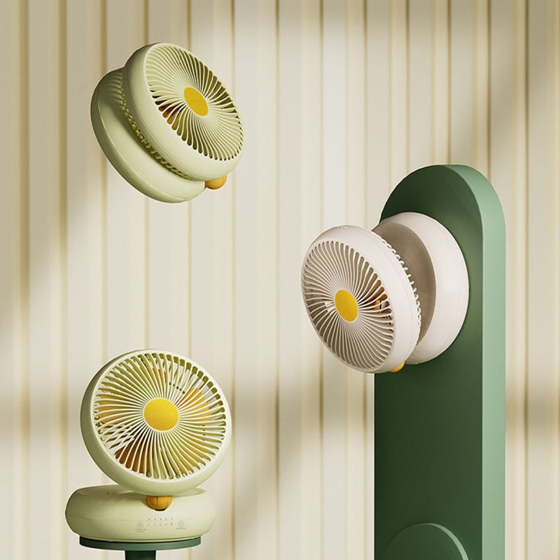 Rechargeable Remote Table Fan – 4 Speed, USB, Quiet & Foldable