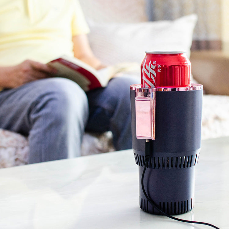 2 In 1 Car Heating Cooling Cup 12V | Smart Temperature Control | Drink Warmer & Cooler for Car & Office - Morning Li8