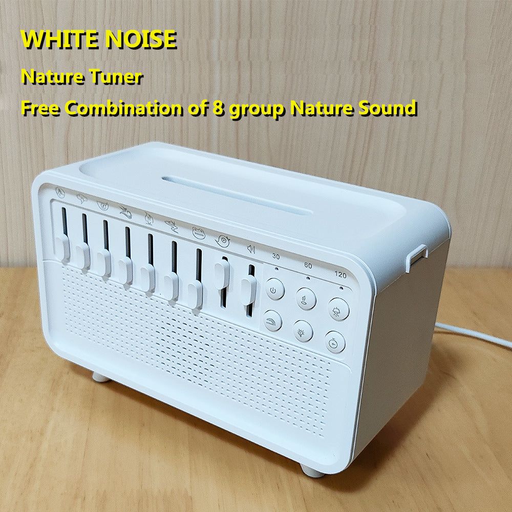 3-in-1 Sleep Aid: Bluetooth Speaker, Night Light & Humidifier