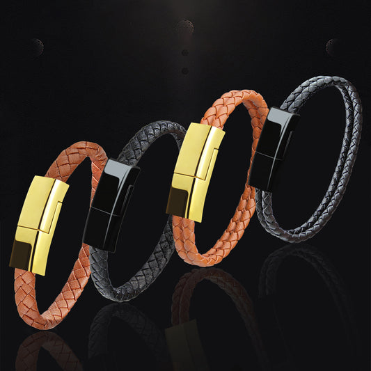 Creative Bracelet Charging Cable – Stylish USB, Micro USB, Type-C & 30-Pin Data Cable for All Devices - Morning Li8
